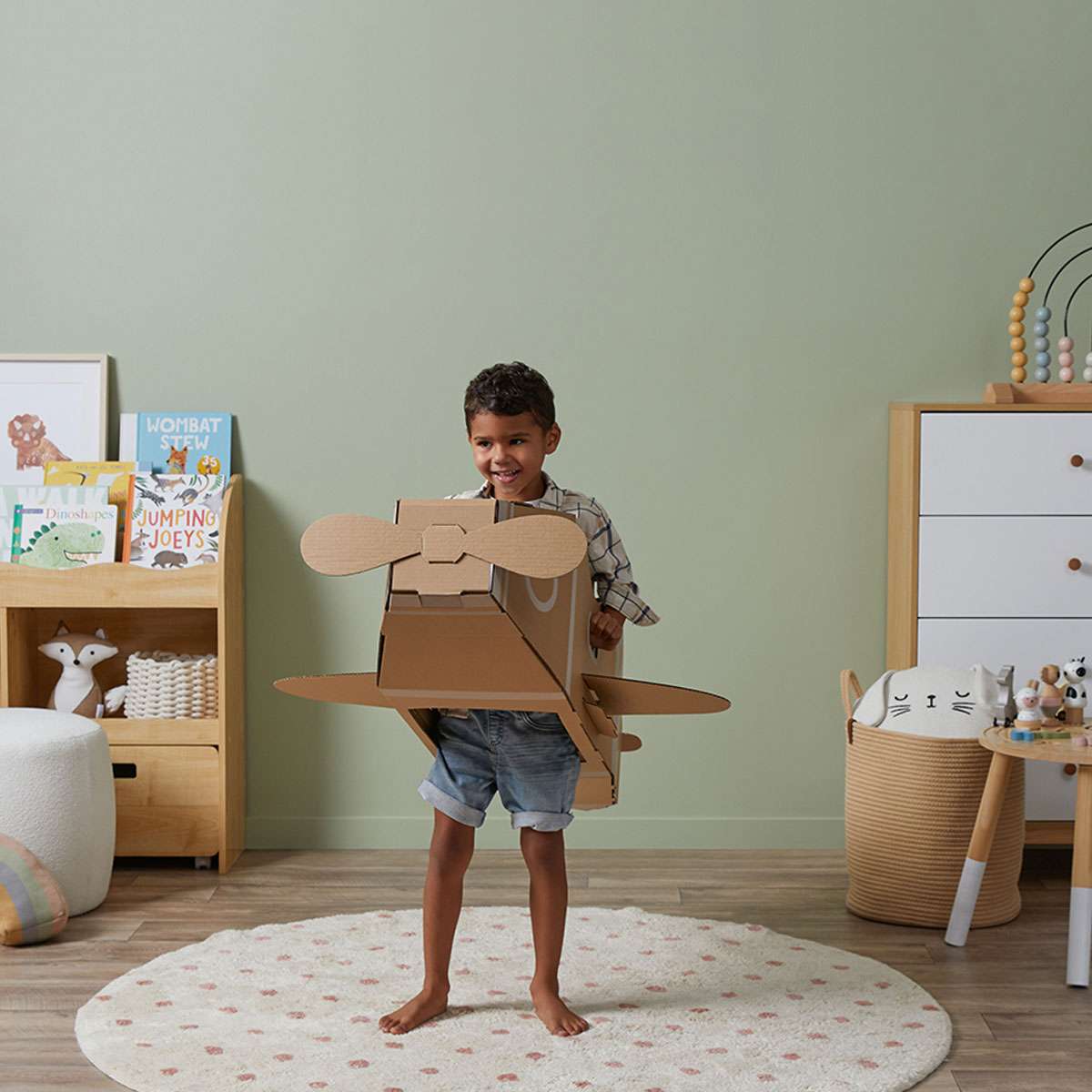 Cardboard Art Plane