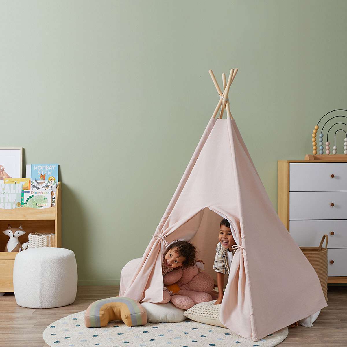 Henley Teepee - Blush Pink