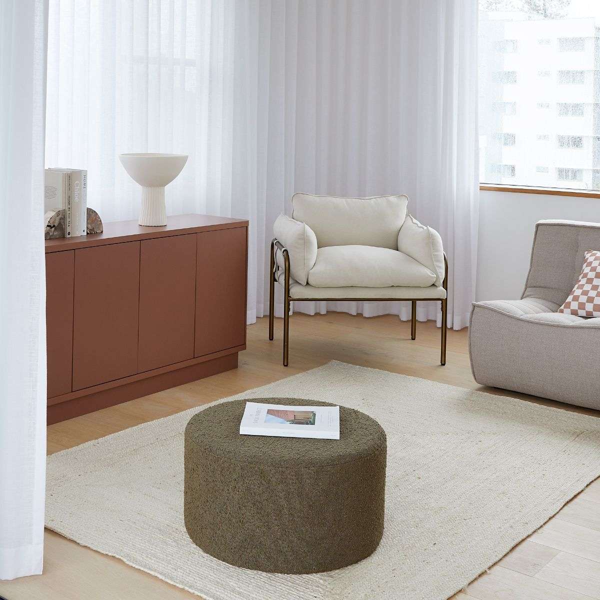Hubert Occasional Chair - Bronze