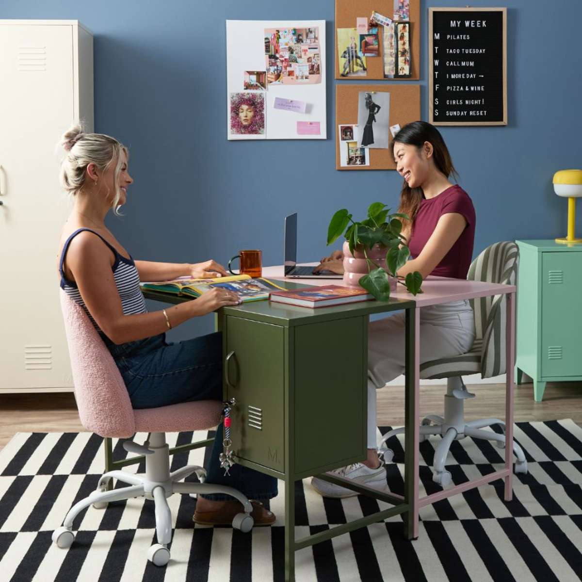 Mocka Original Locker Desk - Khaki