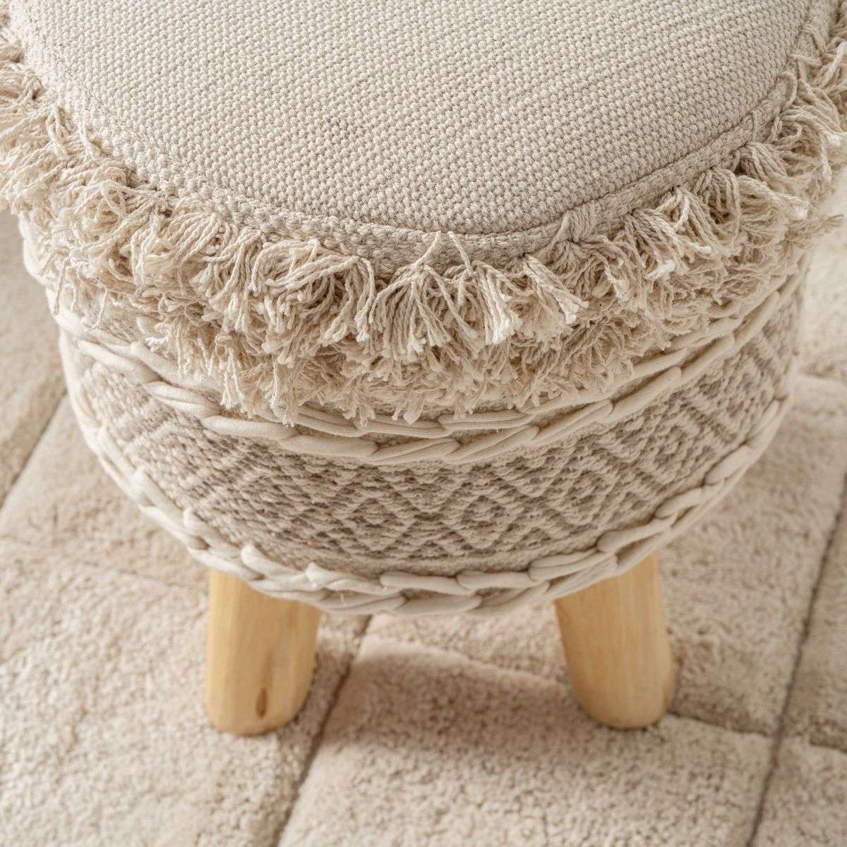 Pippa Fringe Stool