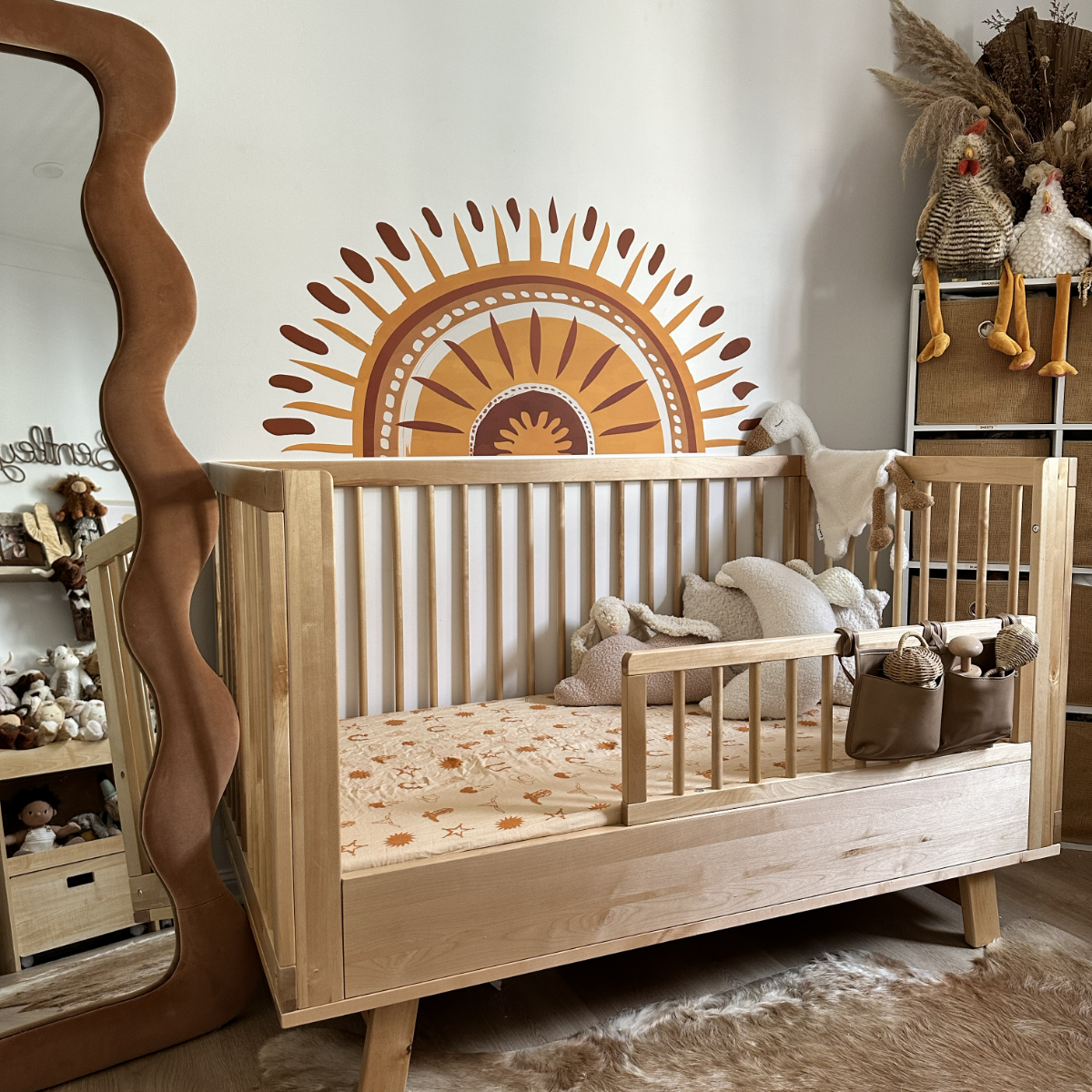 Aspen Classic Cot - Natural Birch