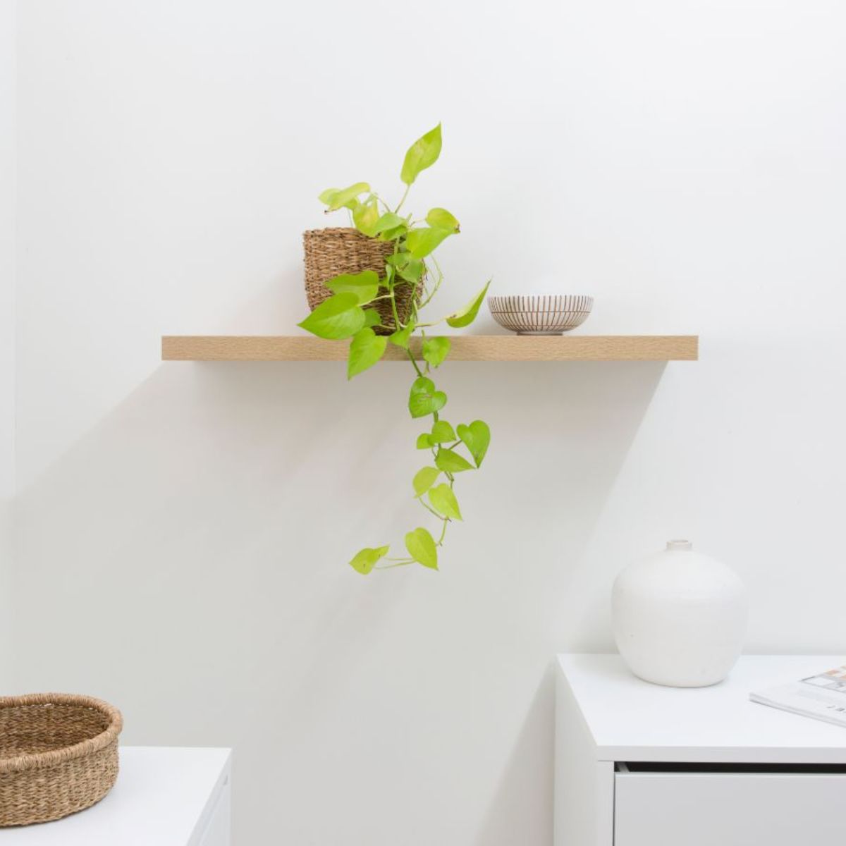 Floating Shelf - 60cm - Natural