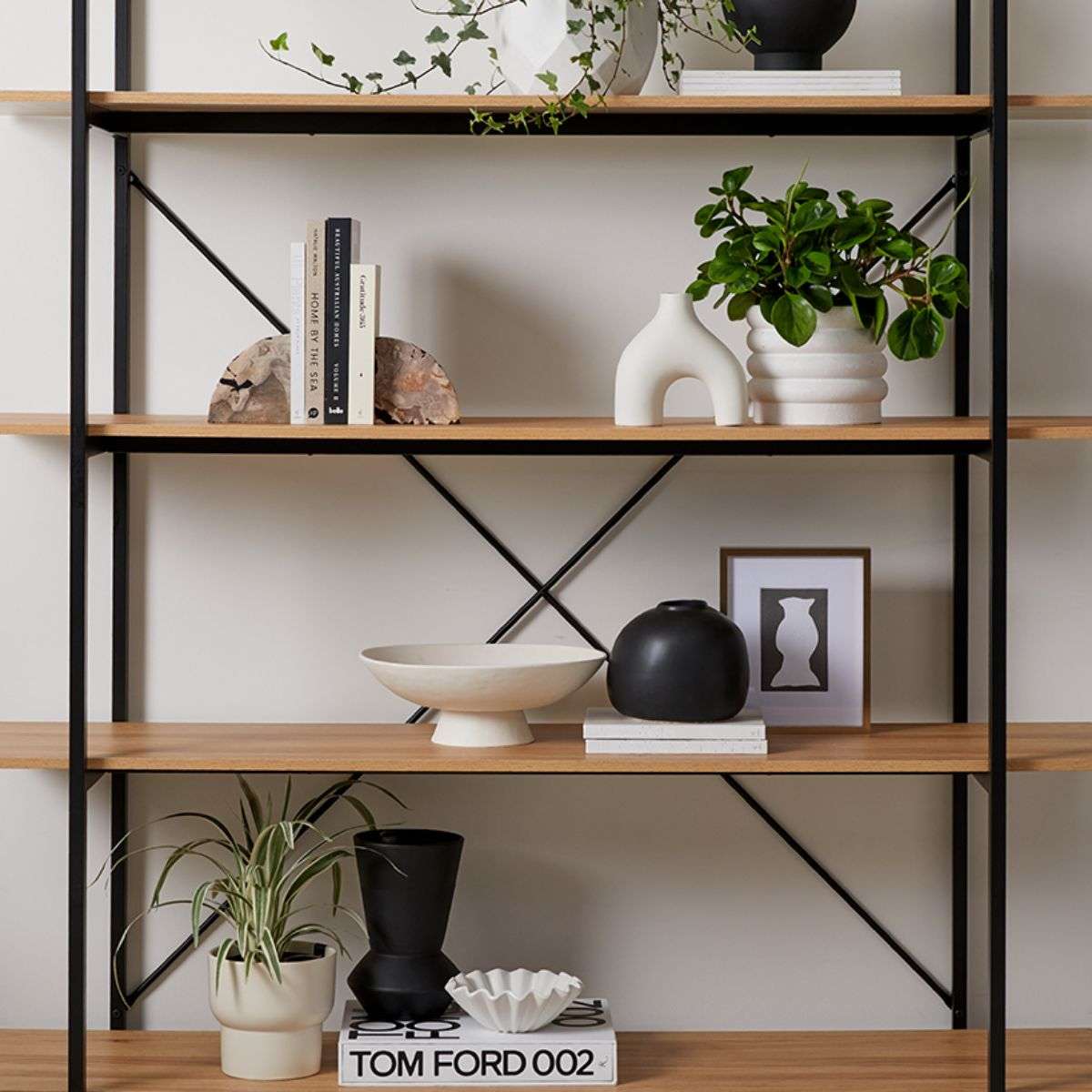 Porto Bookcase - Black