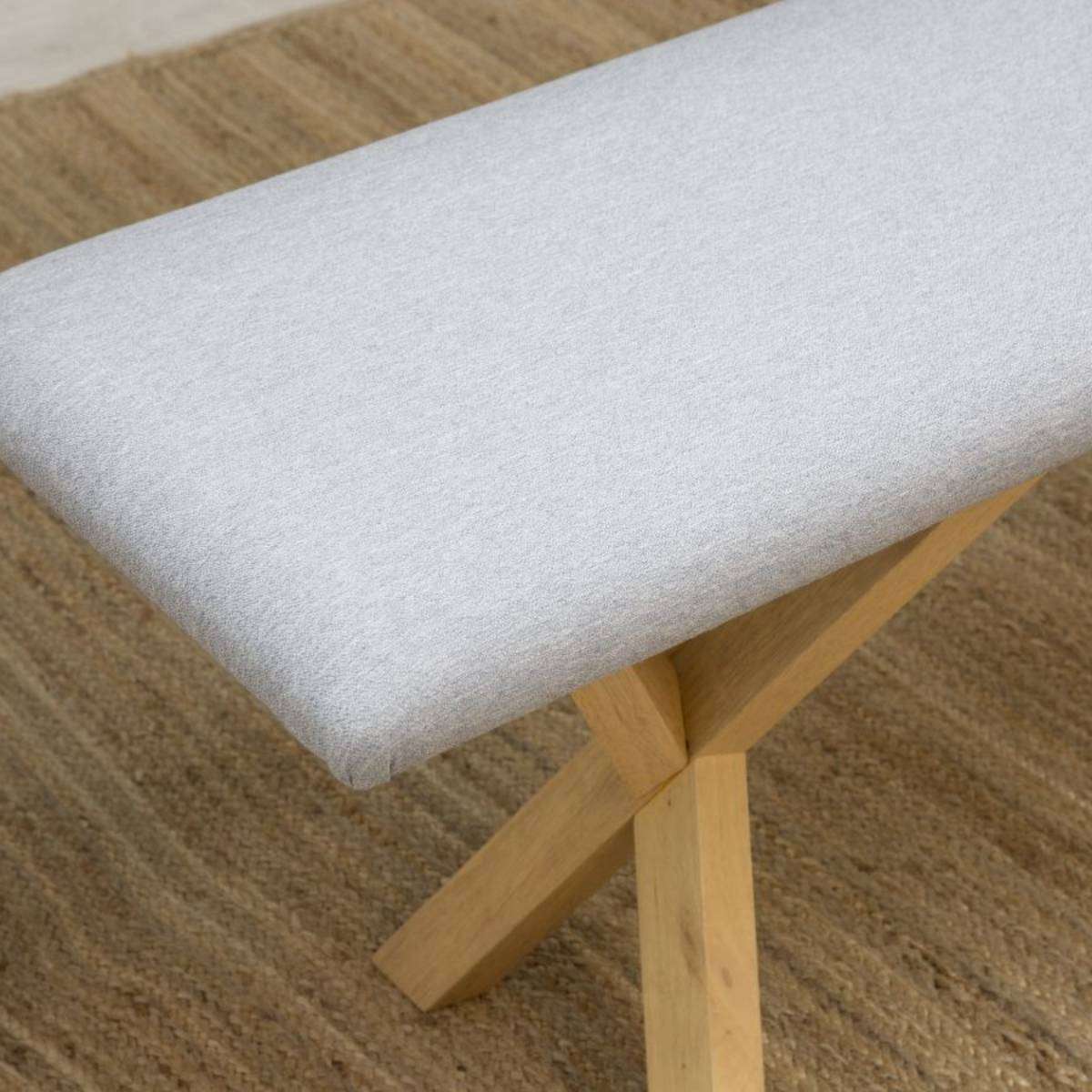 Livi Bench Seat - Light Grey