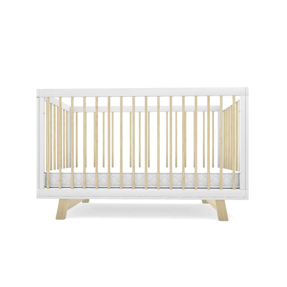 Aspen Cot - White/Natural