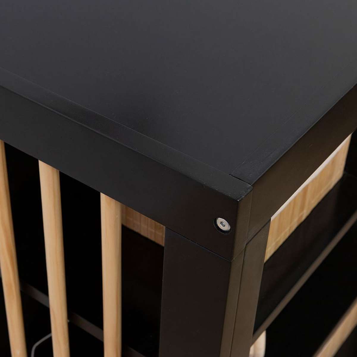 Aspen Change Table - Black/Natural
