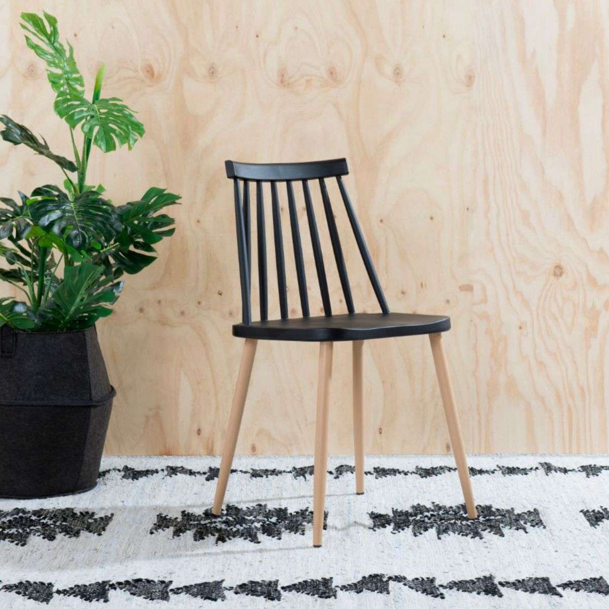 Flynn Dining Chair - Black
