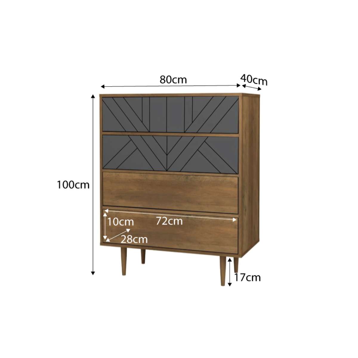 Zara Four Drawer