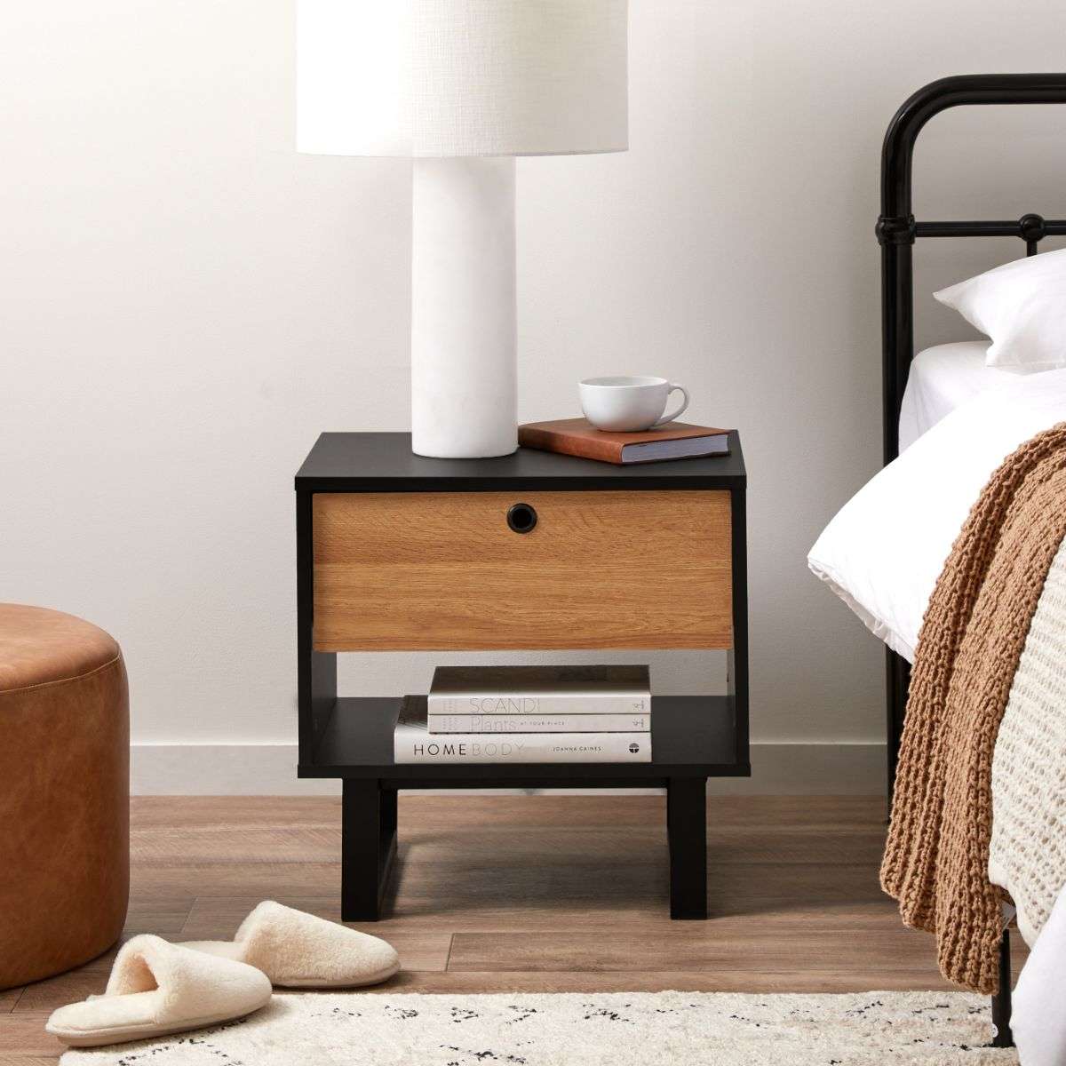 Sonata Black Single Four Piece Bedroom Set