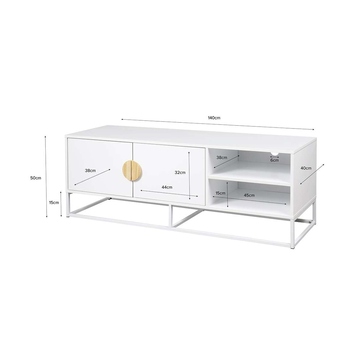 Eclipse Entertainment Unit - White