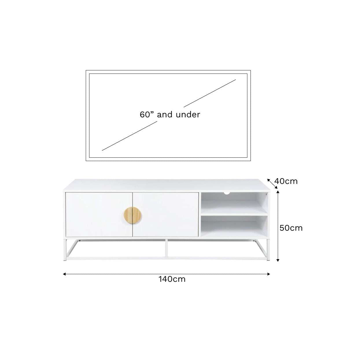 Eclipse Entertainment Unit - White