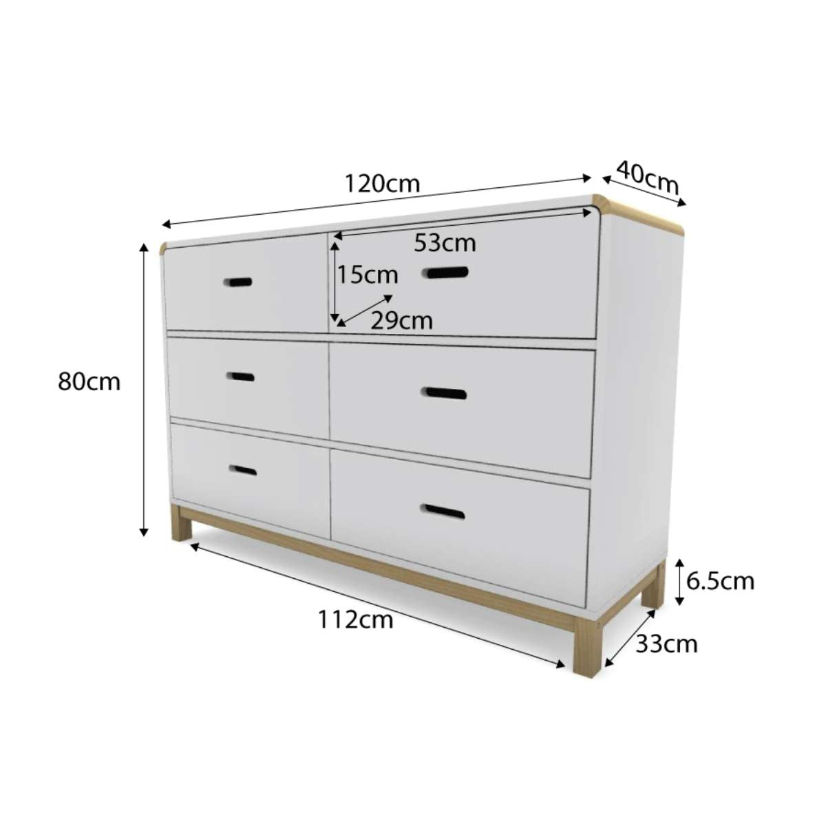 Tahoe Six Drawer