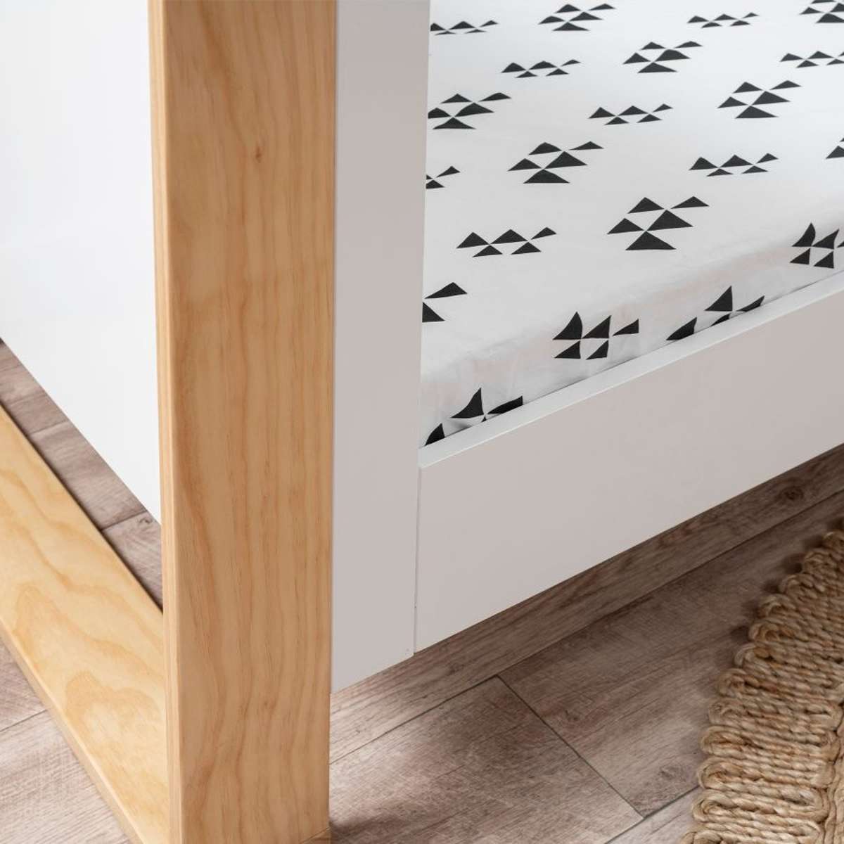 Boston White/Natural 3-in-1 Cot Conversion Bundle