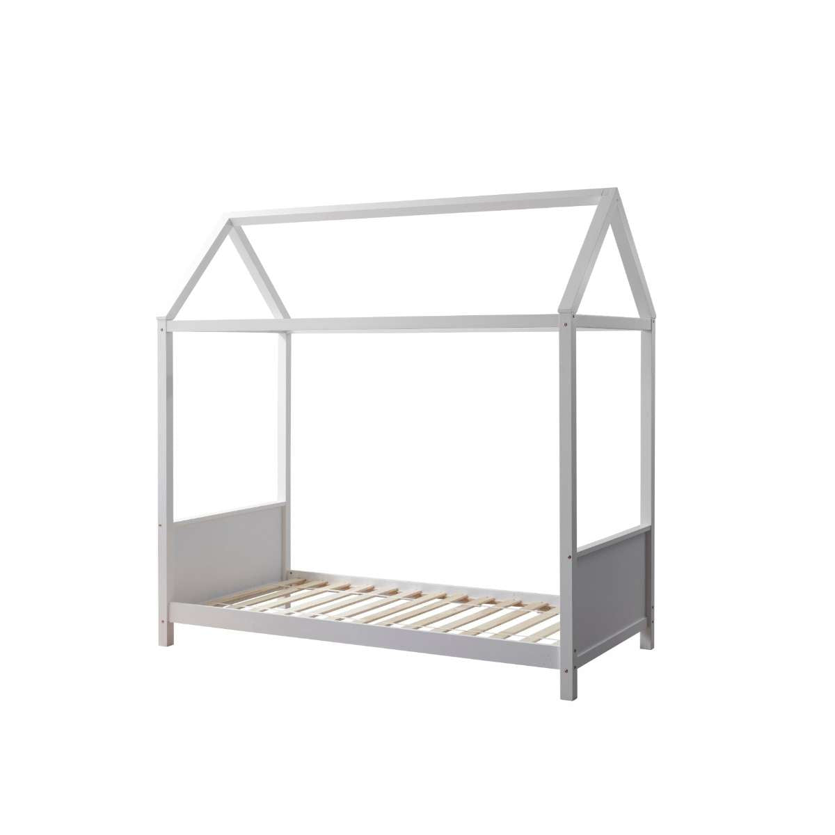 Finn Kids House Bed - Single - White