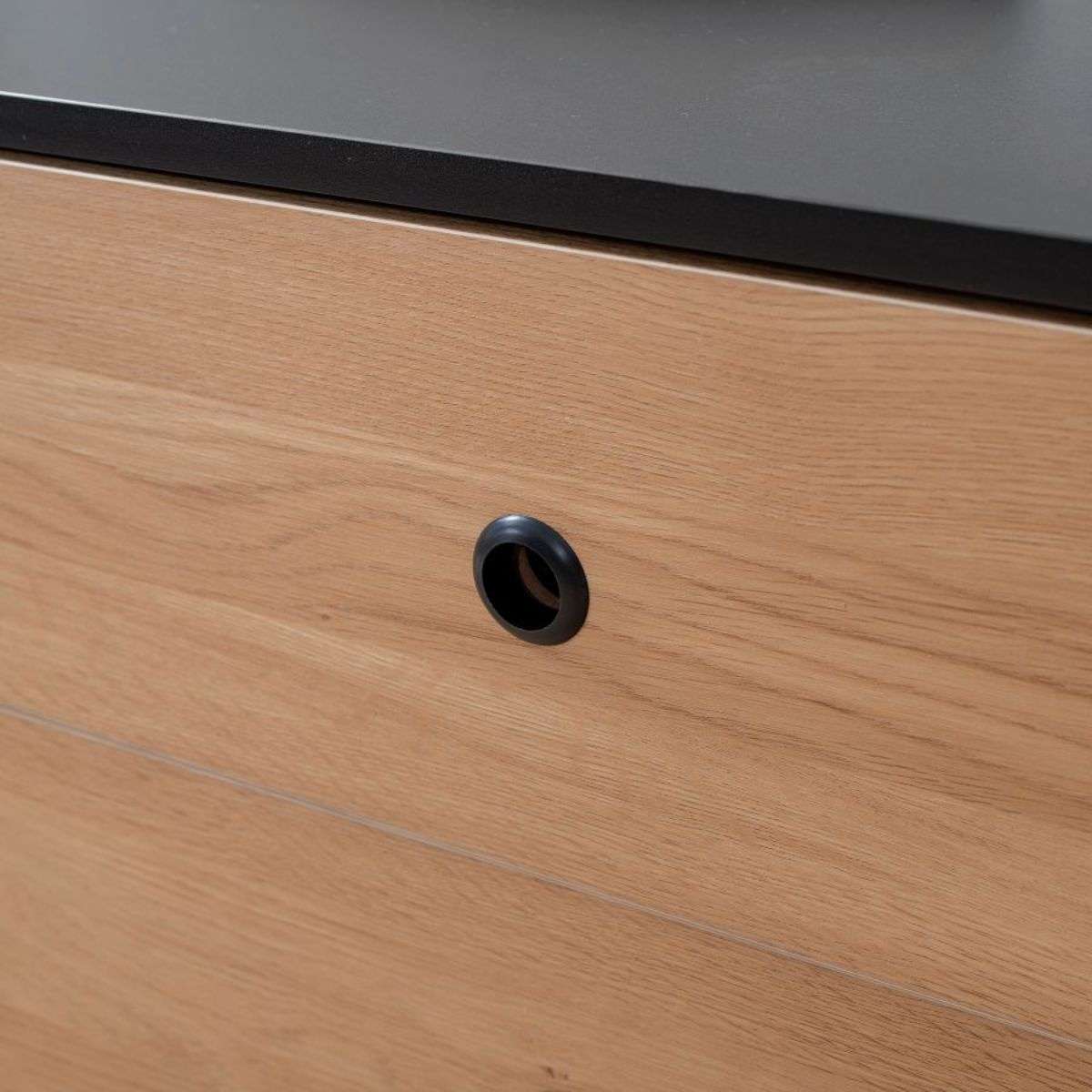 Parker Six Drawer - Black