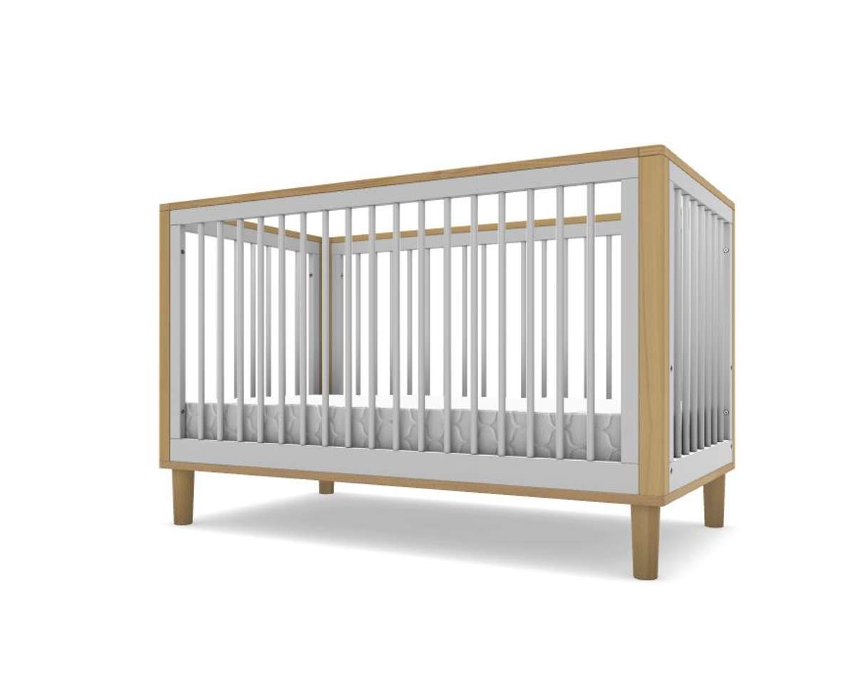 Tahoe Cot - White/Natural