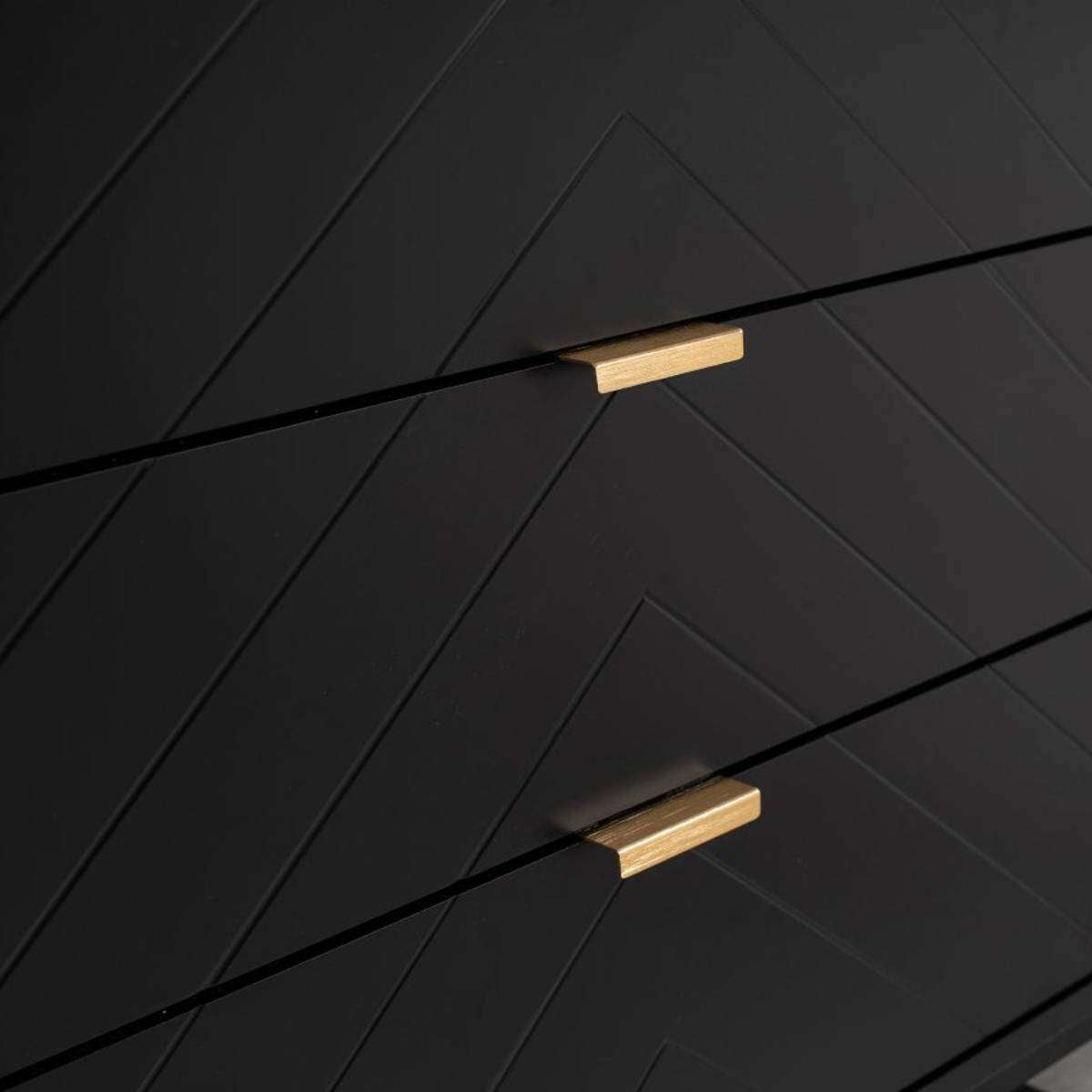 Inca Three Drawer - Black