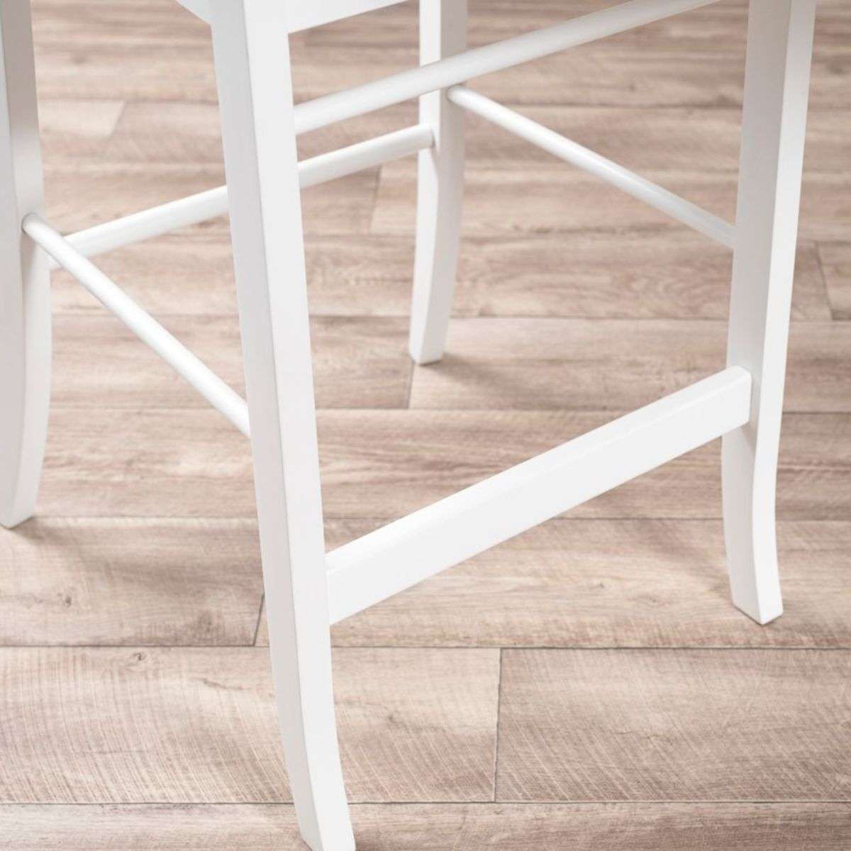 Hamptons Bar Stool - White