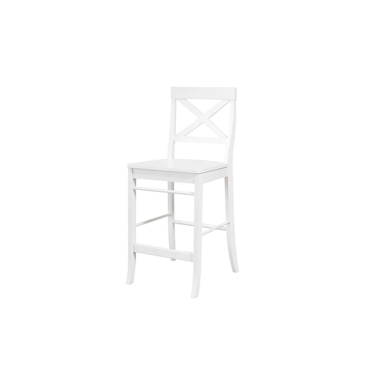 Hamptons Bar Stool - White