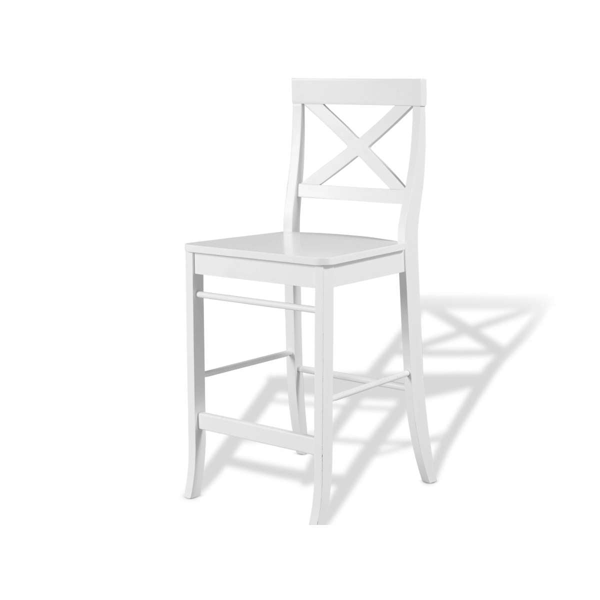 Hamptons Bar Stool - White