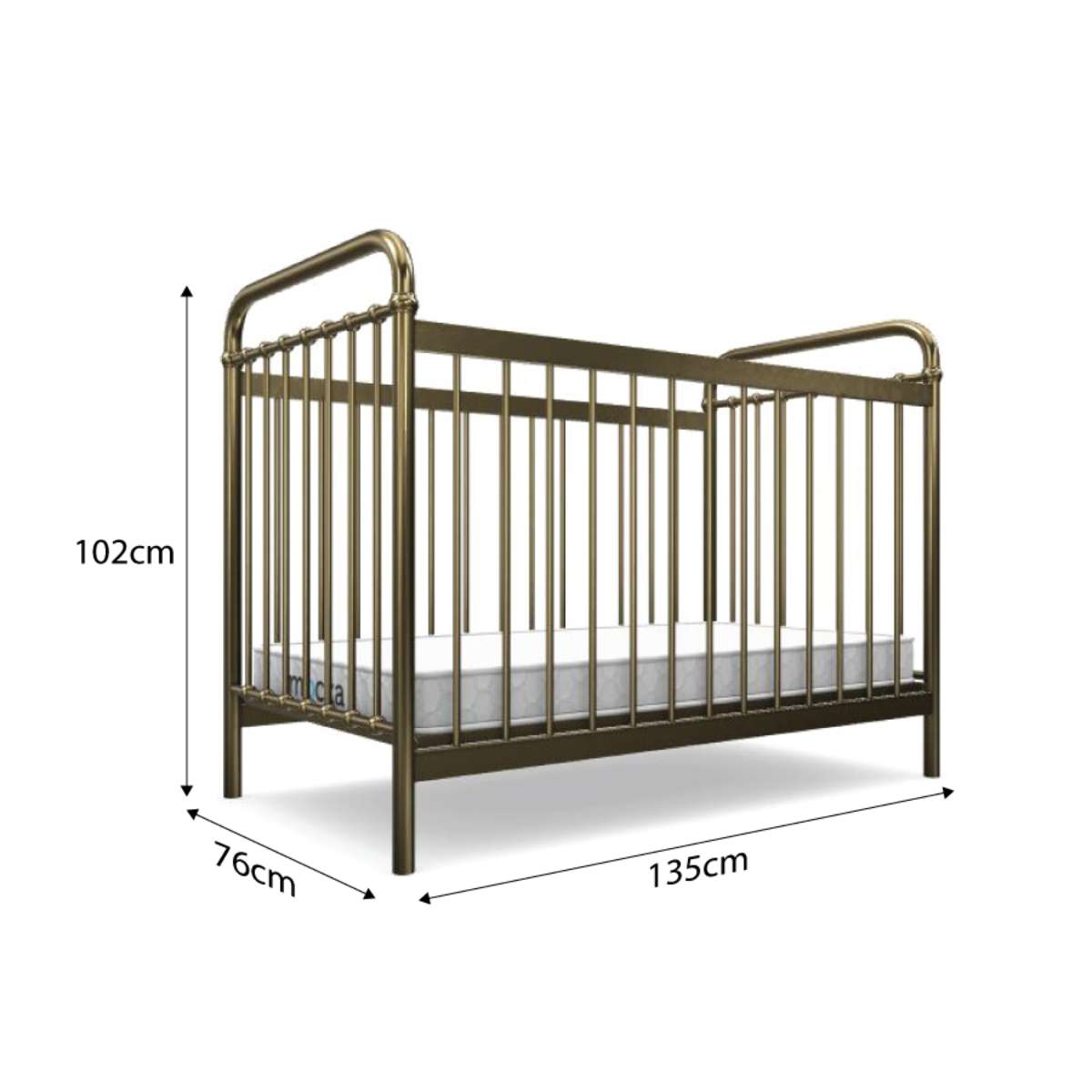 Sonata Bronze 3-in-1 Cot Conversion Bundle