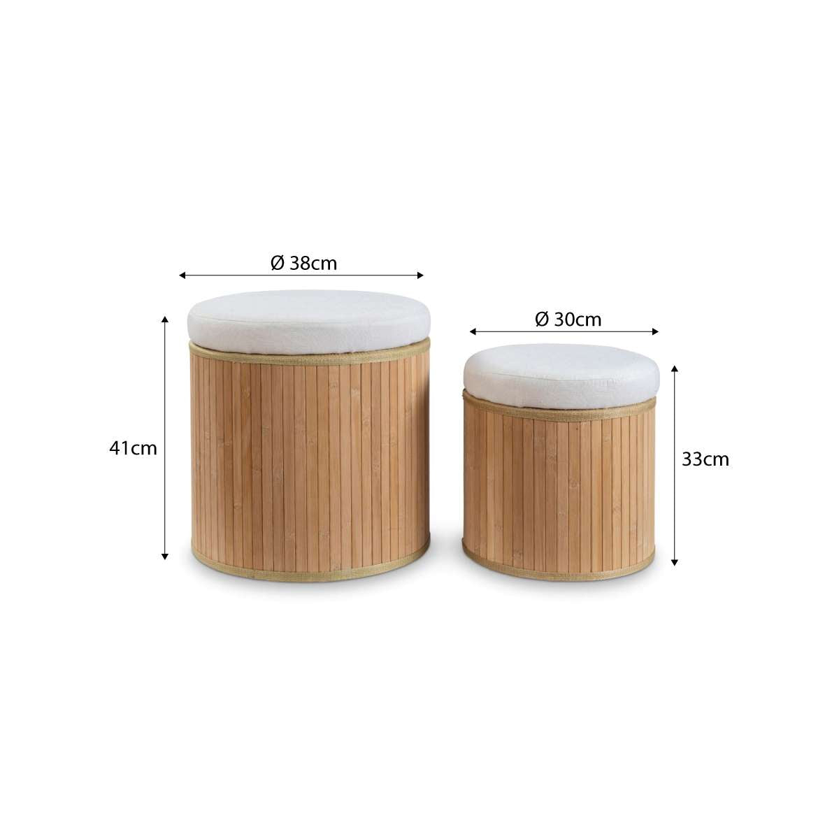 Kata Ottoman - Set of 2