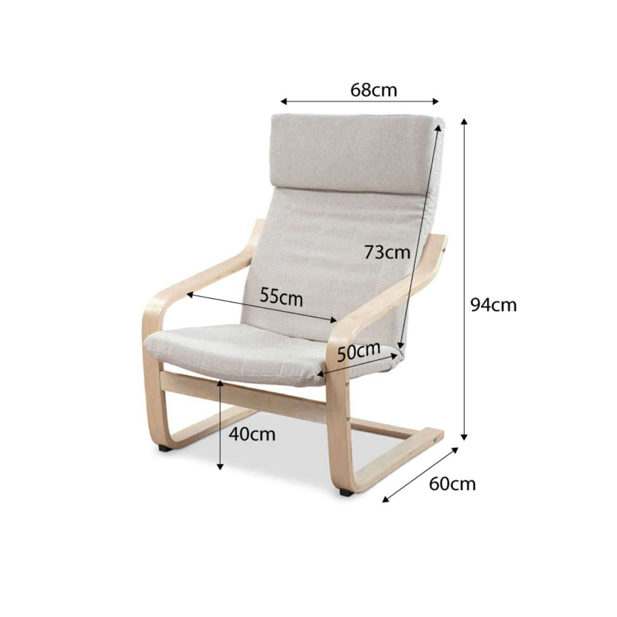 Asta Armchair - Oatmeal