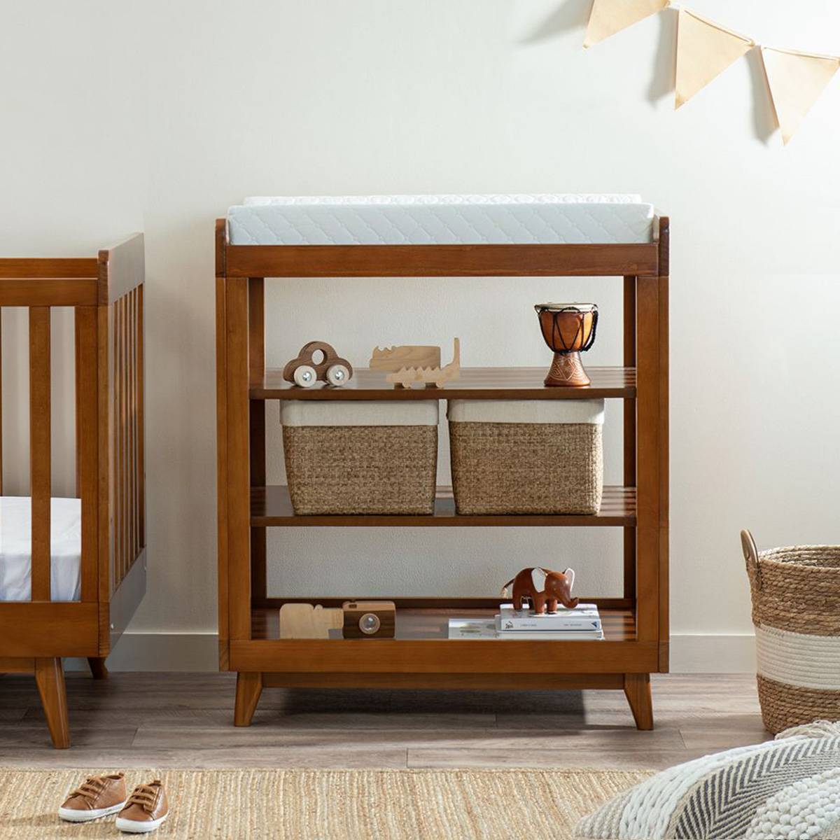 Elias Change Table - Chestnut