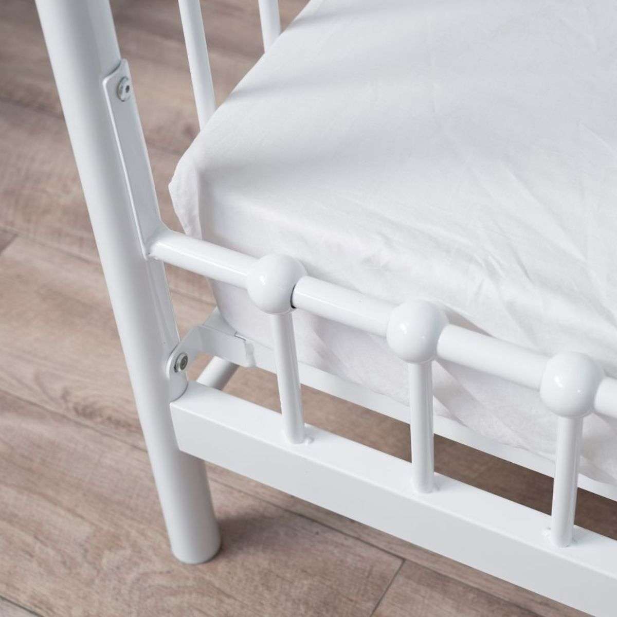 Sonata Cot Toddler Bed Conversion - White
