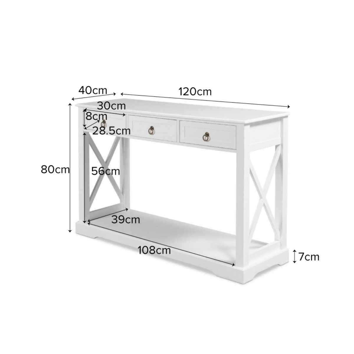Hamptons Console Table