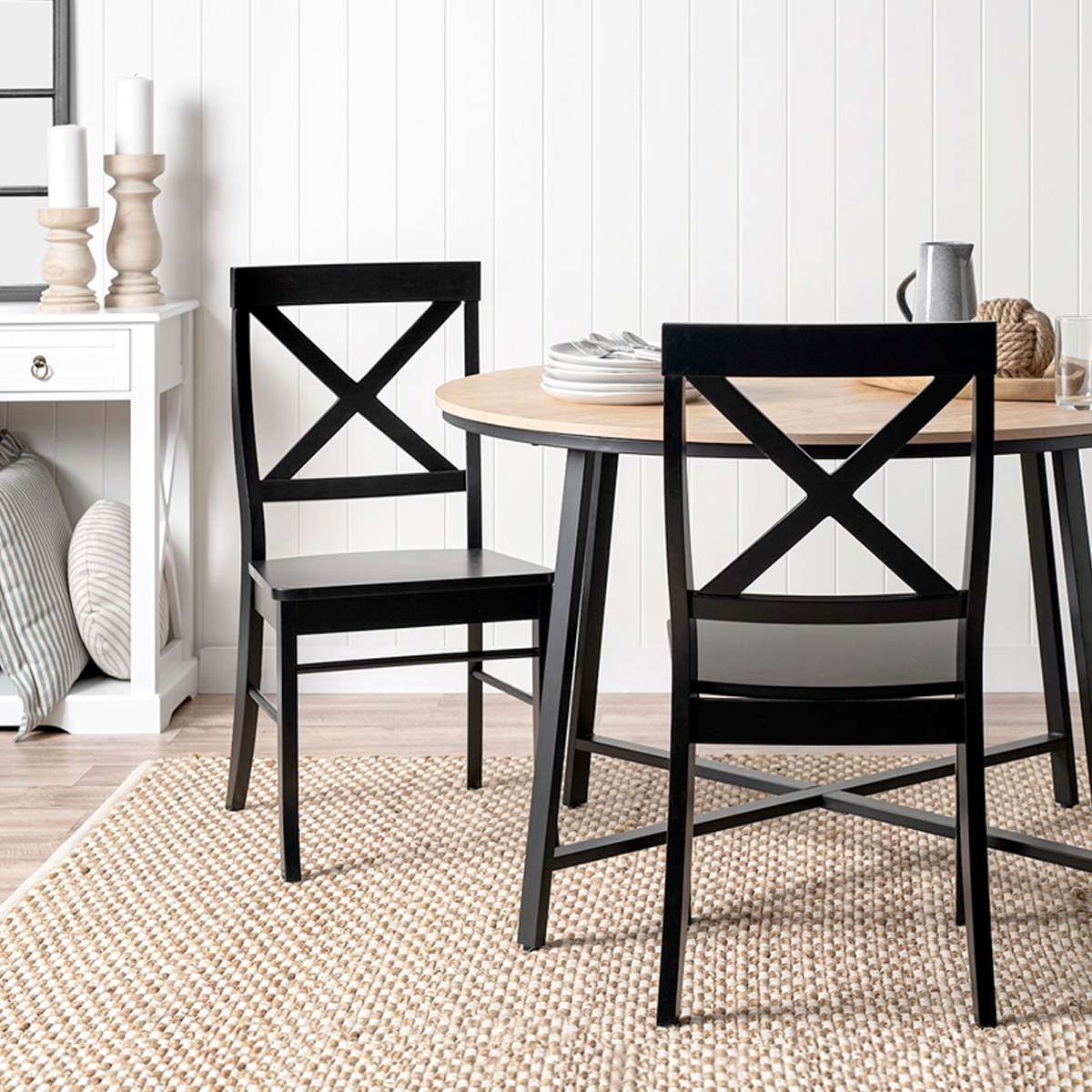 Hamptons Dining Chair - Black