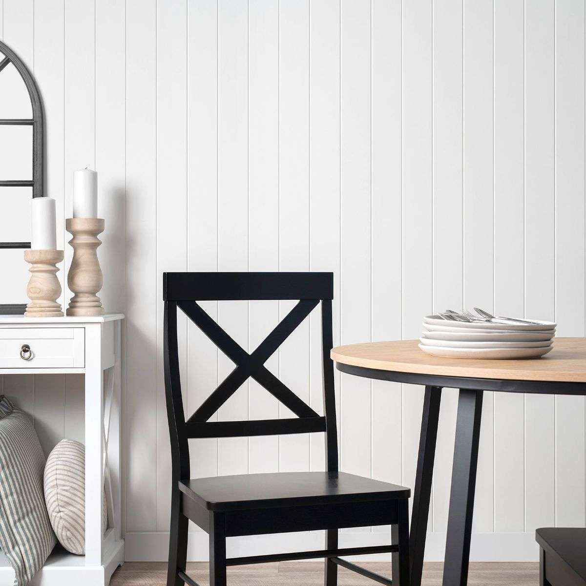 Hamptons Dining Chair - Black