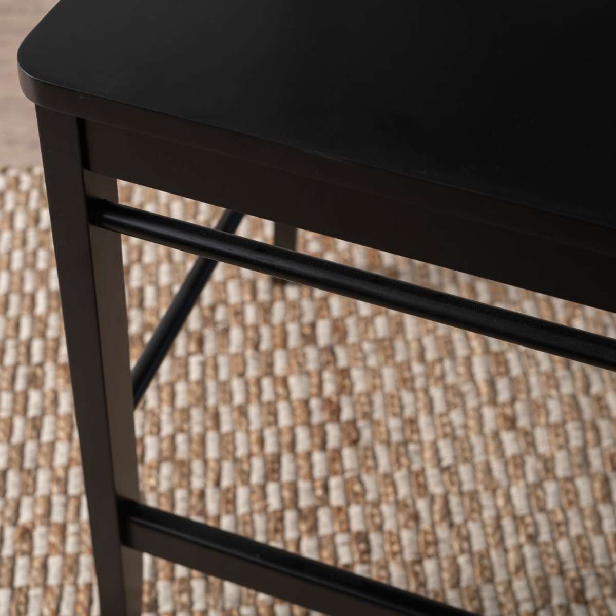 Hamptons Bar Stool - Black