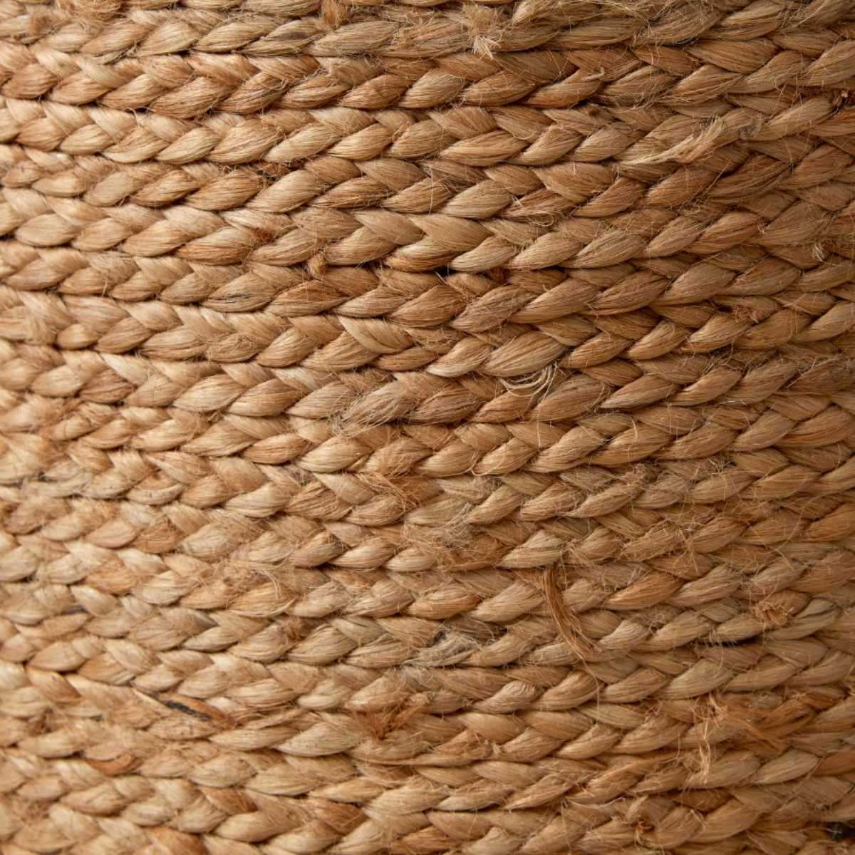Jute Round Ottoman