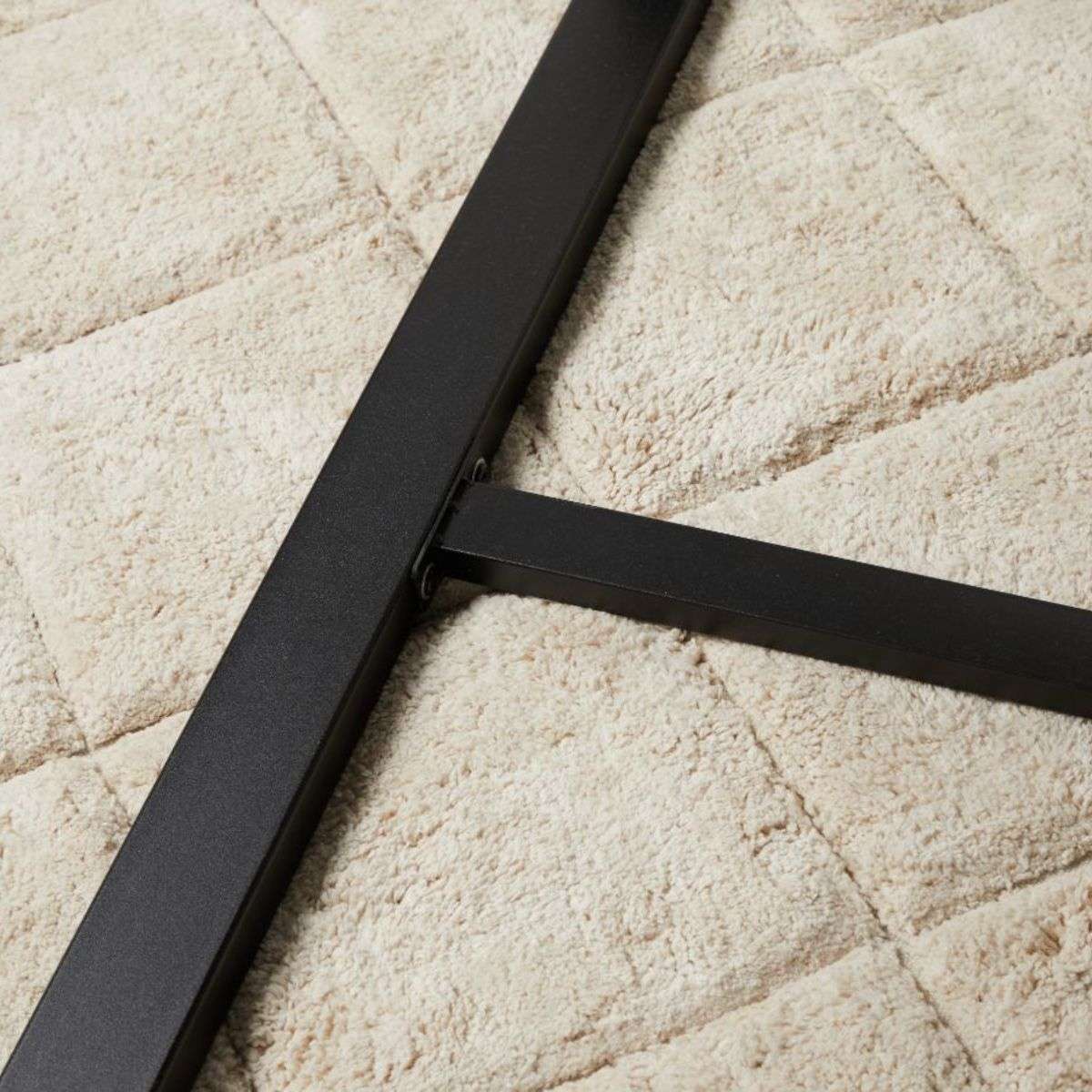 Zander 6 Seater Dining Table - Black
