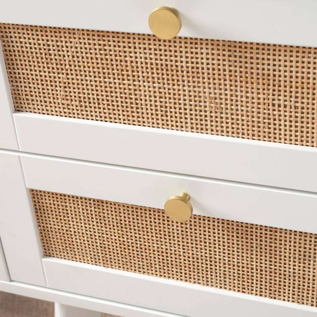 Georgia Two Drawer Bedside Table