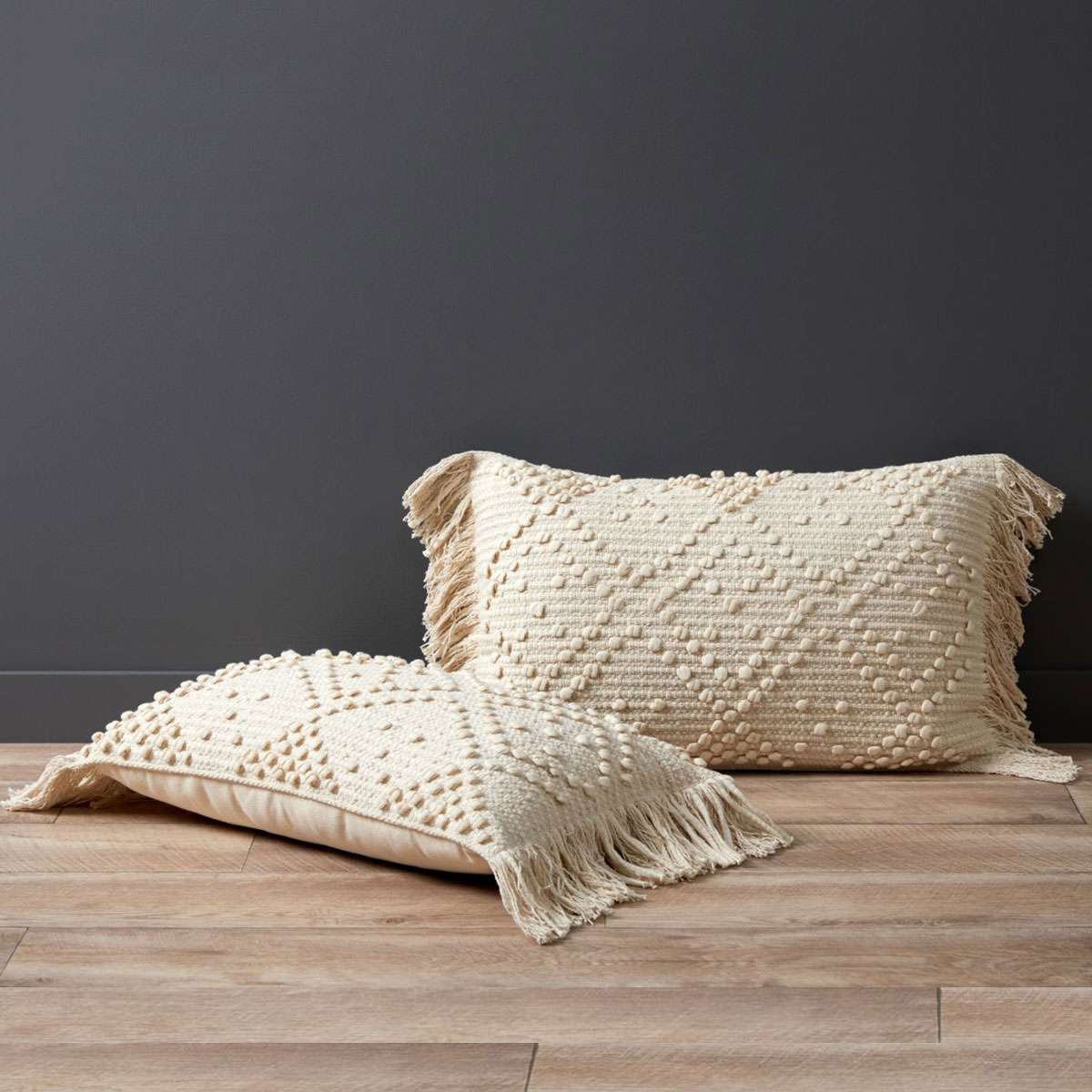 Coro Tassel Lumbar Cushion