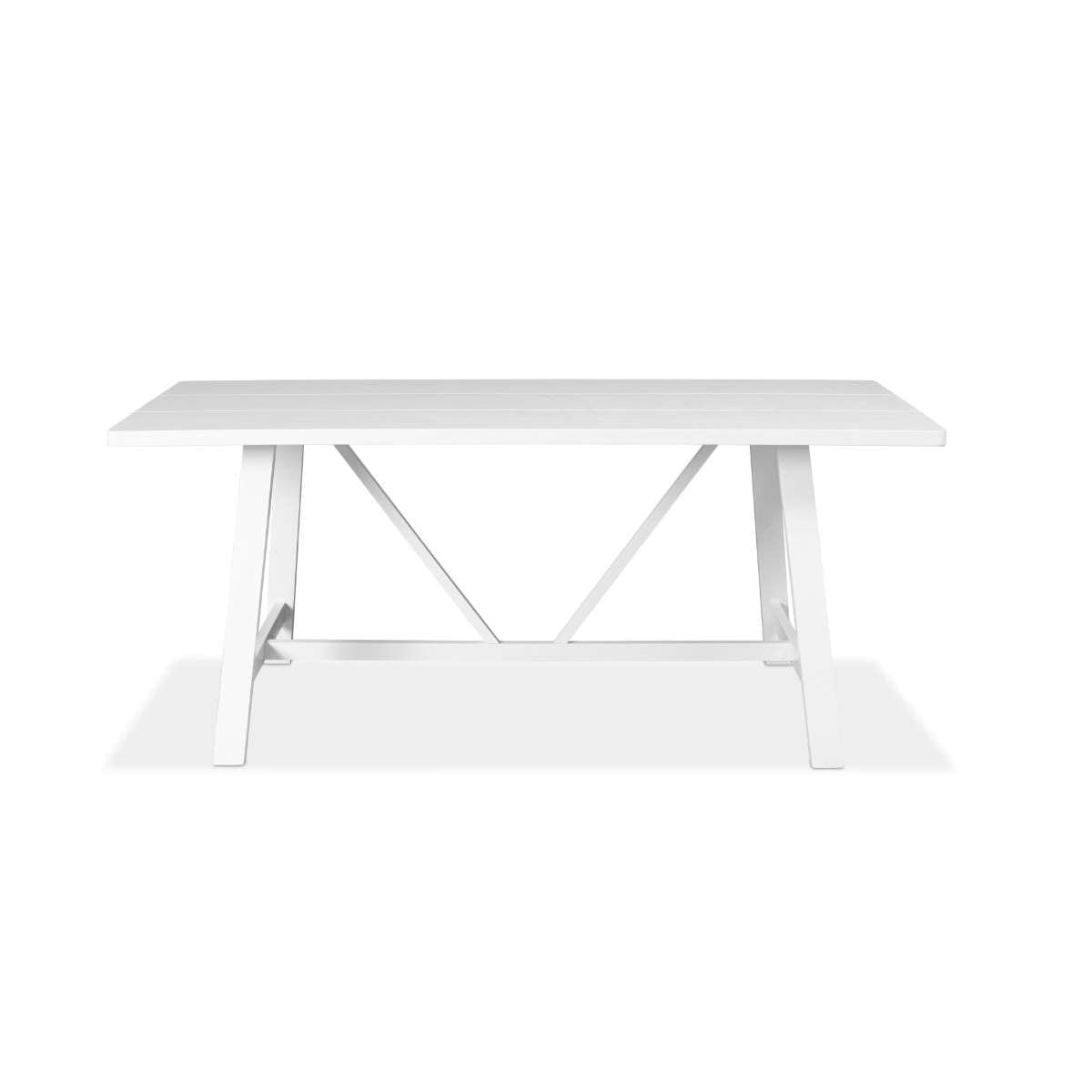 Hamptons 6 Seater Dining Table - White