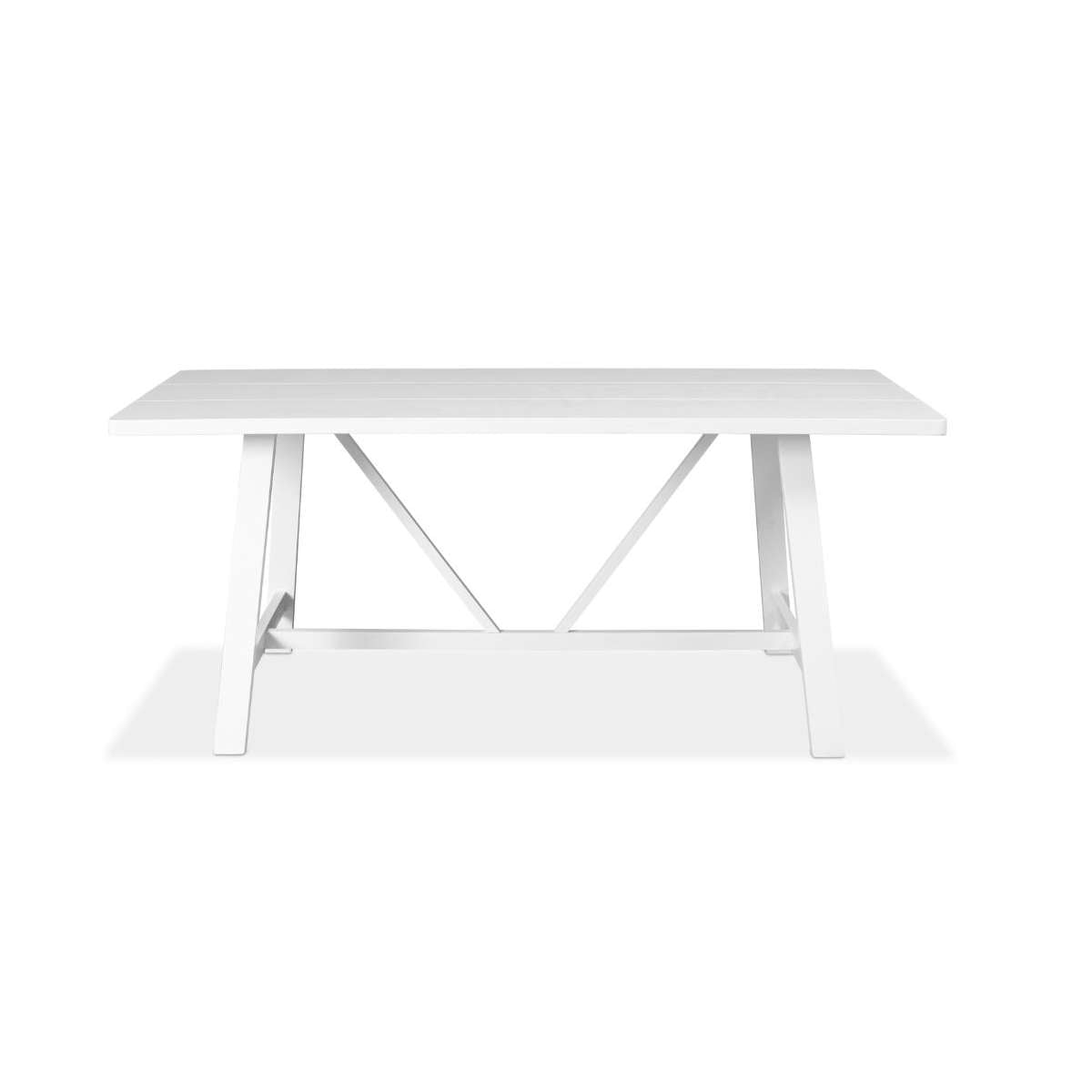 Hamptons 6 Seater Dining Table - White