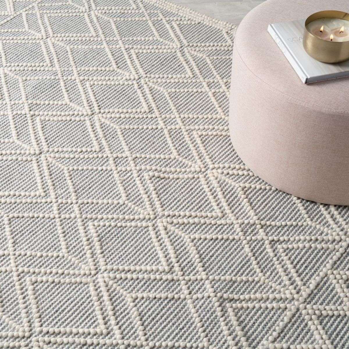 Greta Floor Rug - Natural/Grey - Medium