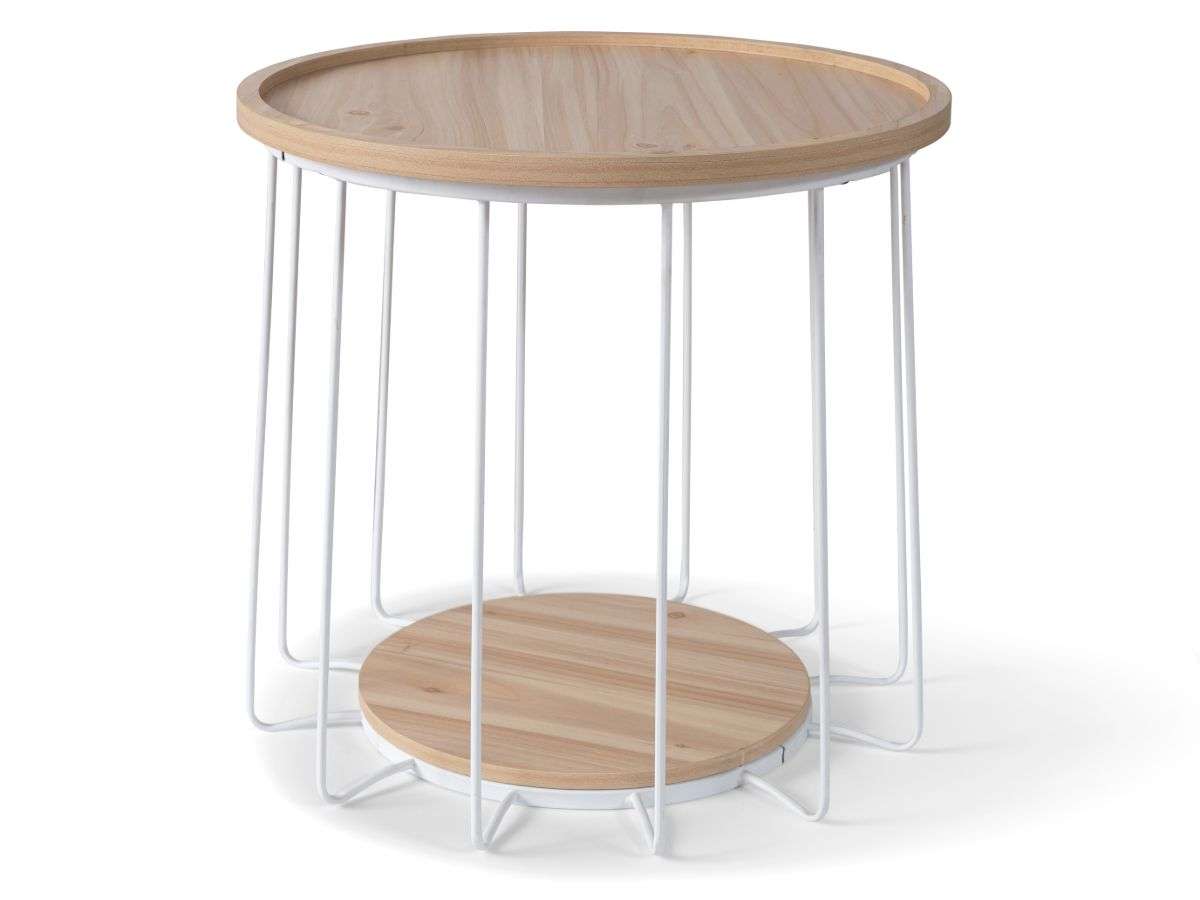 Tennyson Side Table - White - Large