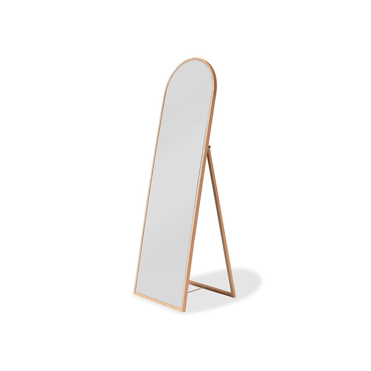 Lena Full Length Arch Oak Mirror