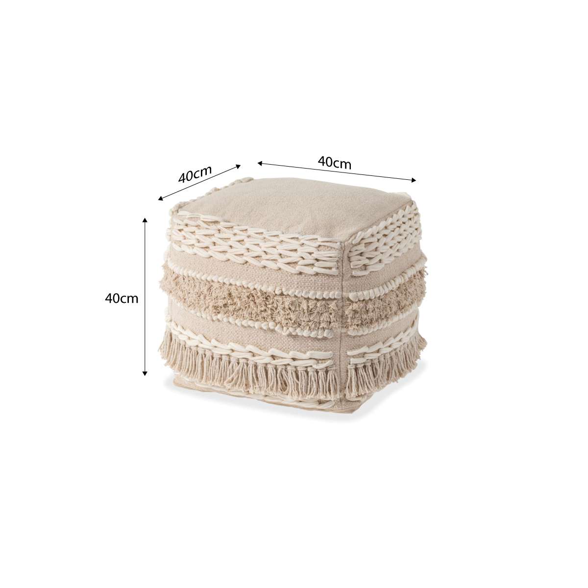 Pippa Fringe Ottoman