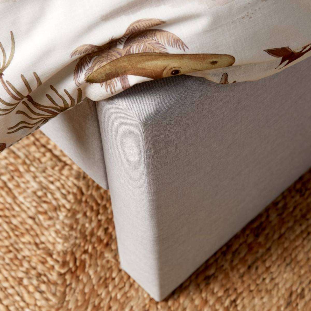 Peyton Single Bed - Light Grey
