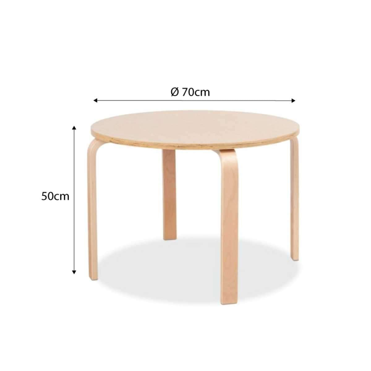 Hudson Natural Round Two Seater Chair Set