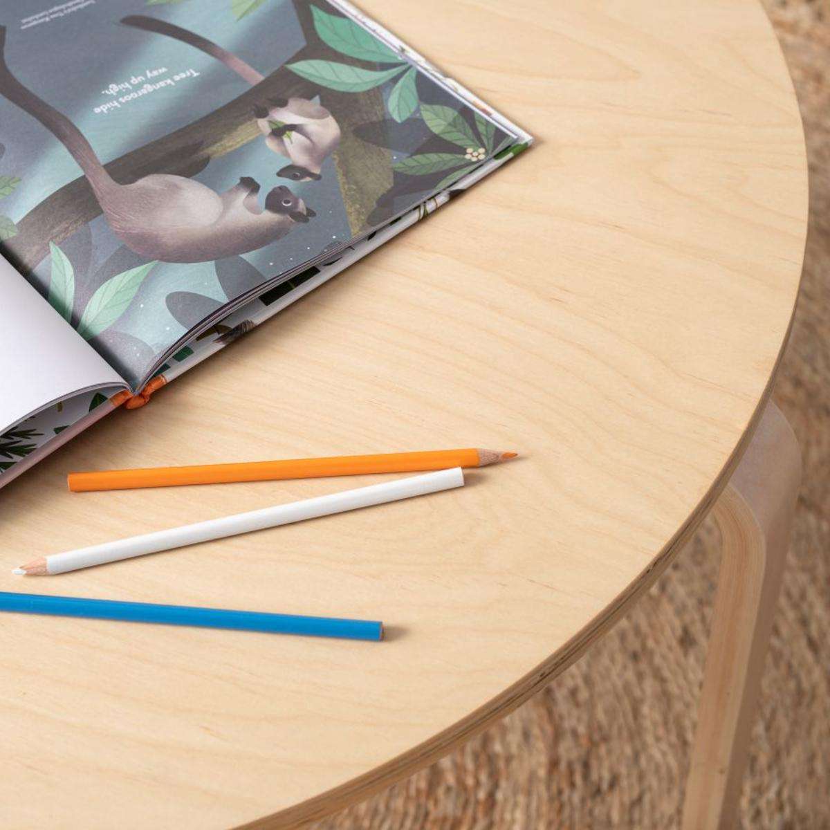Hudson Kids Round Table - Natural