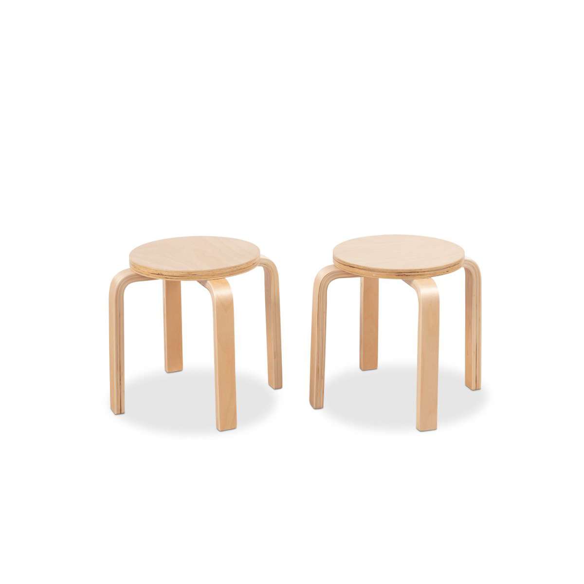 Hudson Kids Stool - Set of 2 - Natural