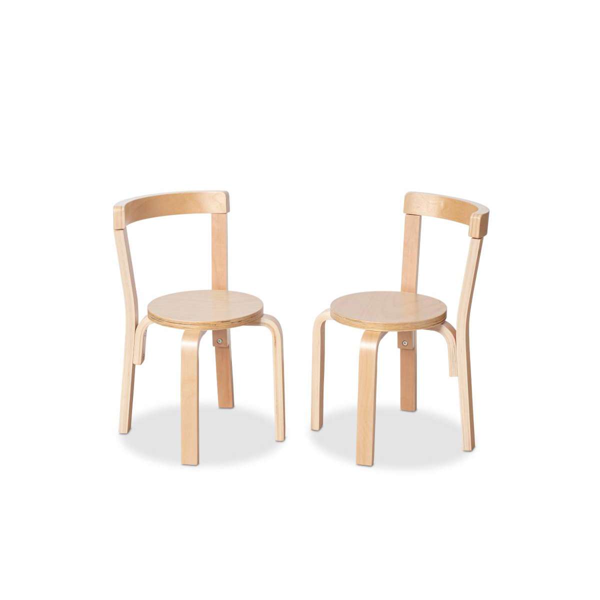 Hudson Kids Chair - Set of 2 - Natural