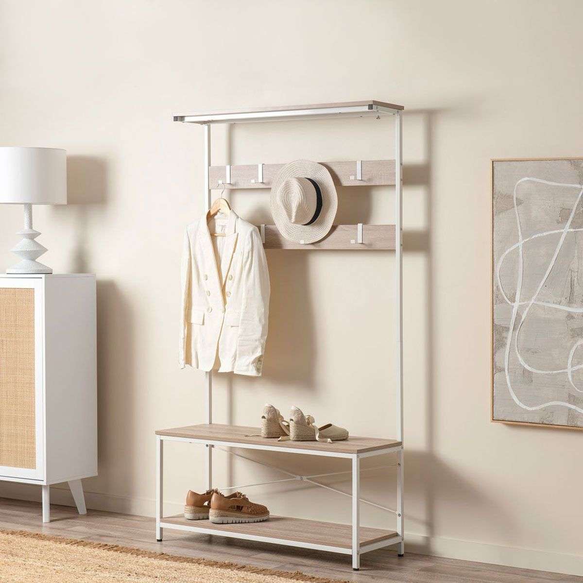 Vigo Hallway Stand - White